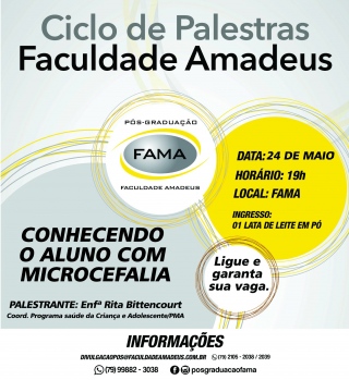 FAMA complementa formação de alunos com palestra sobre microcefalia