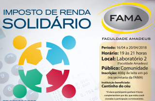 FAMA prepara Edição 2018 do Imposto de Renda Solidário